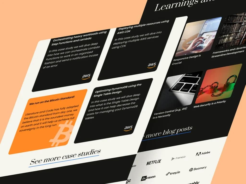 Literature & Code brand application