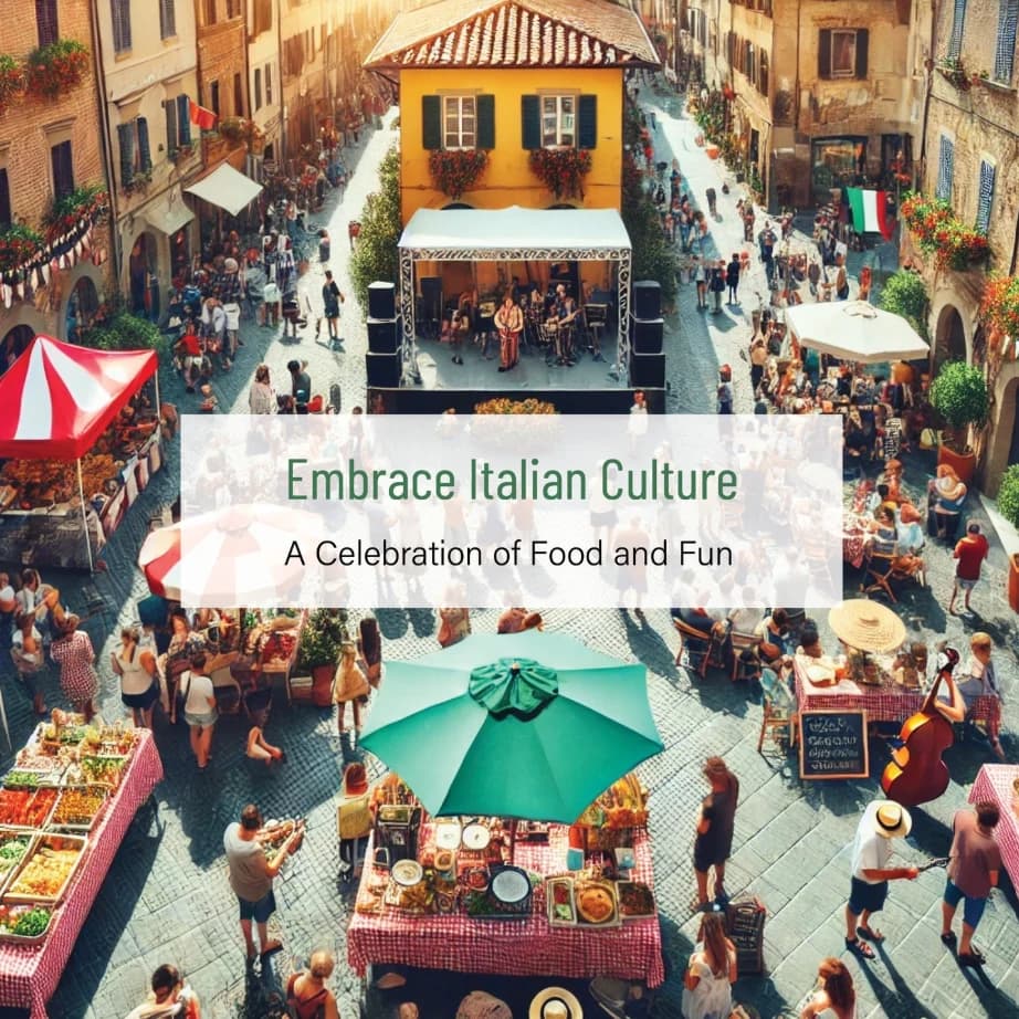 Taste of Italy Calgary, 'Embrace Italian Culture' festival promo post