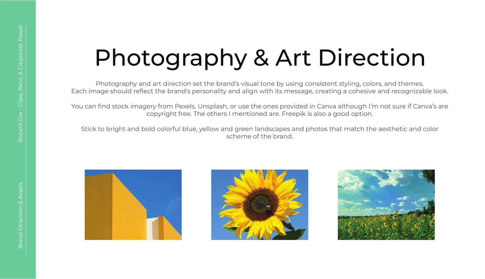 Photography and art direction