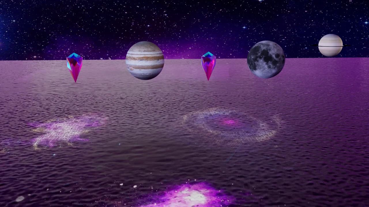 Synthwave Space — Motion Graphics